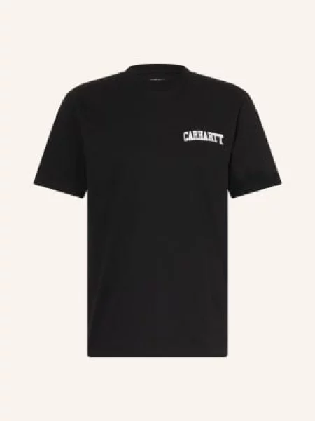 Carhartt Wip Koszulka University Script schwarz czarna