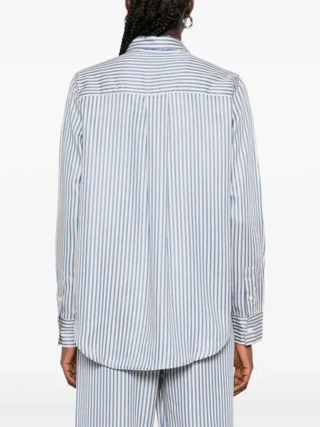 Koszula Maison Labiche w paski niebieska