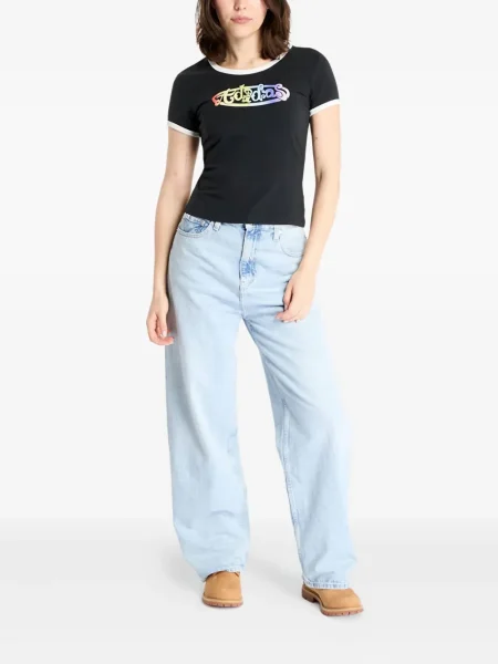 Футбол тениска с дълъг ръкав Adidas на райета мъниста бяло