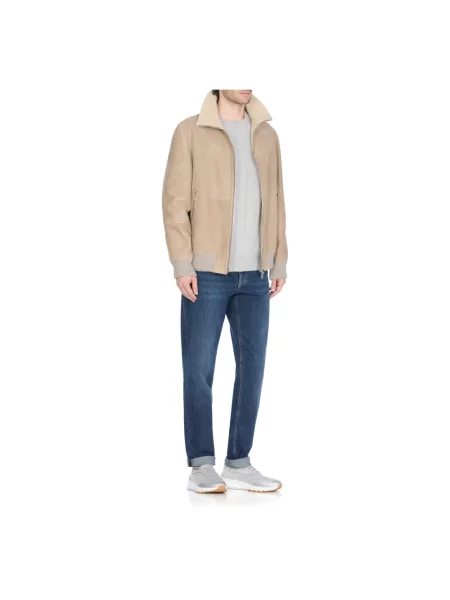 Sweter Brunello Cucinelli z okrągłym dekoltem szary
