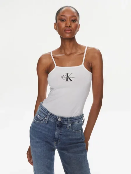 Bodi Calvin Klein Jeans bela