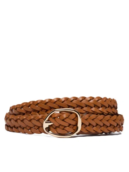 Tommy Hilfiger Колан Th Sculpt Woven кафяв