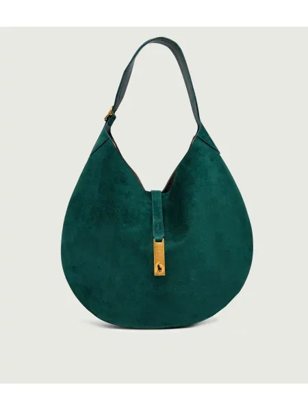 Rucsac Polo Ralph Lauren din piele verde