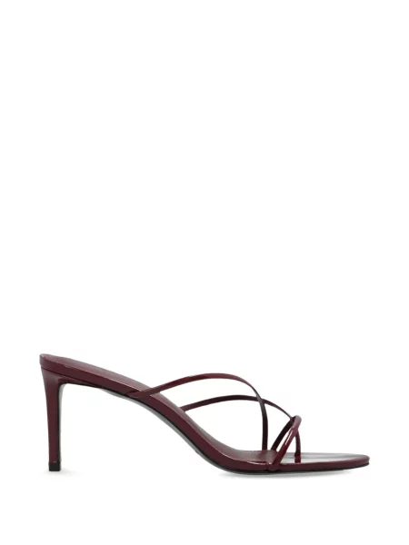 Sandale Black Suede Studio din piele de căprioară negru