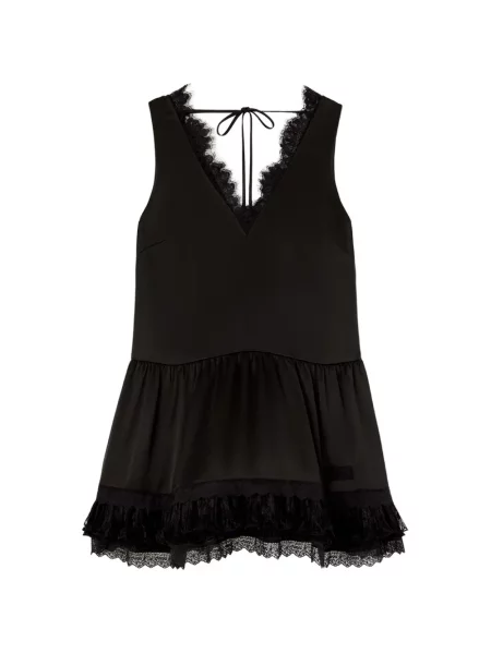 Rochie Ganni din satin negru