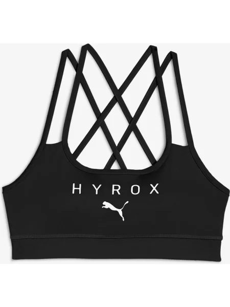 Biustonosz Puma x HYROX Move Strappy czarny L biały