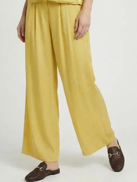 Guido Maria Kretschmer Plisowane spodnie Finja Kobiety 34 żółty