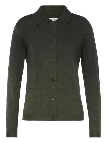 Cardigan Maison Margiela cu gradient verde