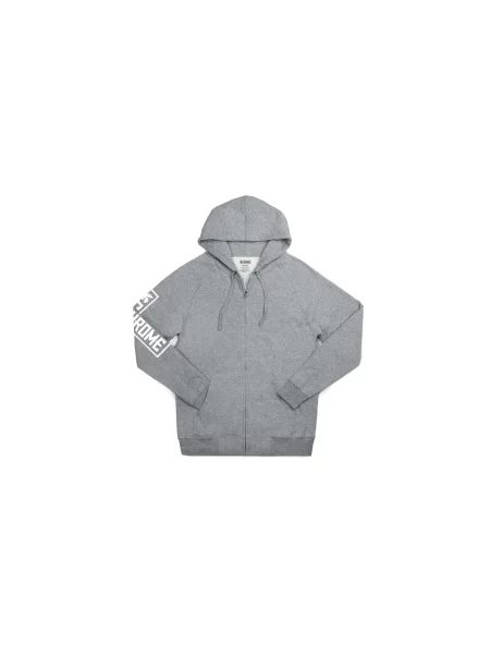 Chrome Industries Flying ion Zip Hoodie Grey Mężczyźni Bluzy i bluzy z kapturem Chrome Size: M szary