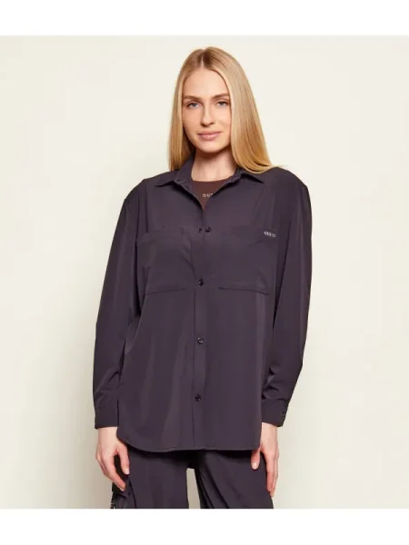 GUESS ACTIVE Cămașă NAT SHACKET negru