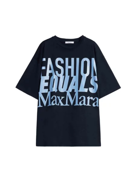 Koszulka Max Mara niebieska