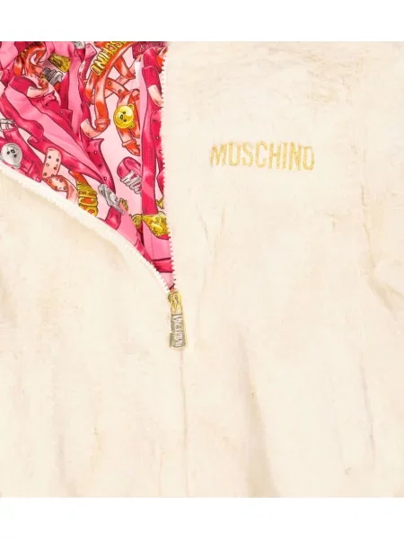 Μπουφάν Moschino λευκό