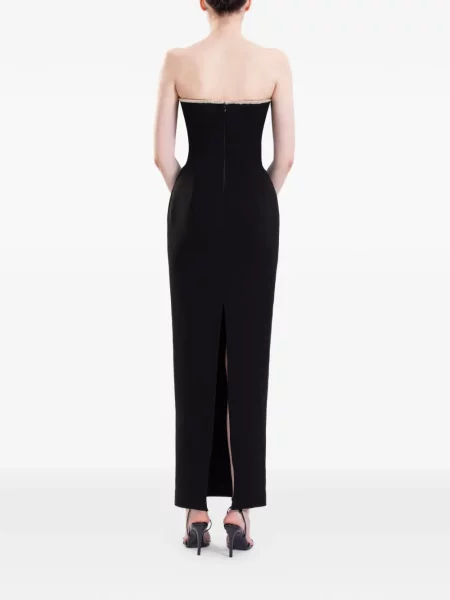 Rochie Saiid Kobeisy fără bretele negru