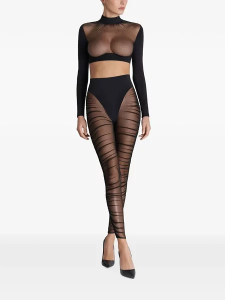 Leggings Scandale plasă negru