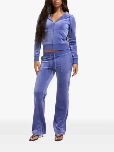 Hanorac cu glugă Juicy Couture albastru