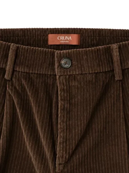 Pantaloni Cruna de catifea cord maro
