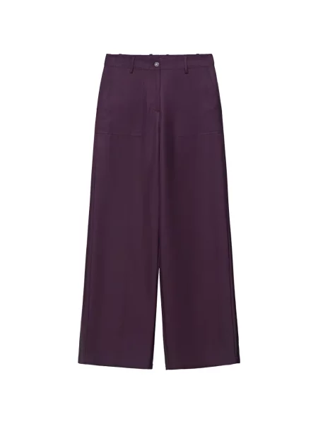 Pantaloni Shanghai Tang evazate violet