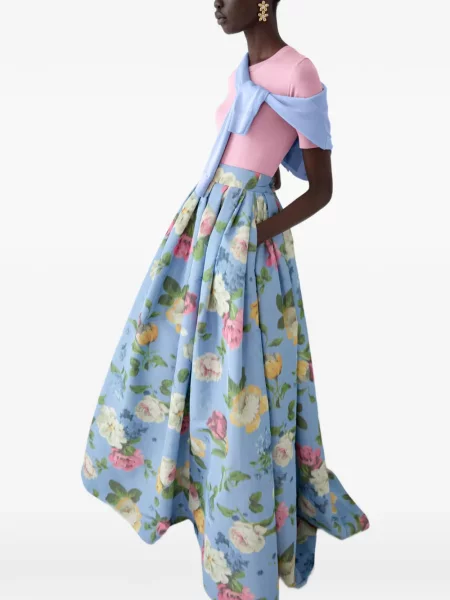 Top Carolina Herrera albastru
