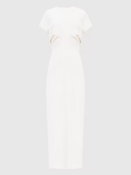 Сукня з вовною Agnona біла