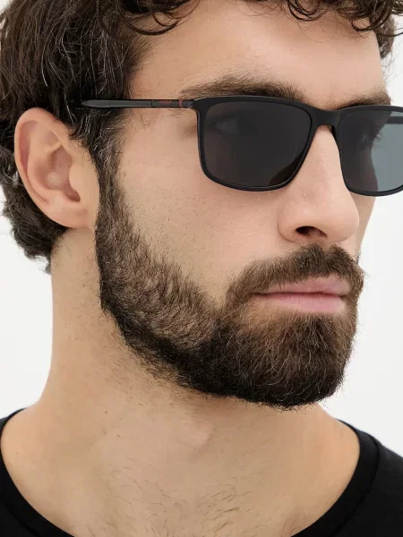 HUGO ochelari de soare HG negru