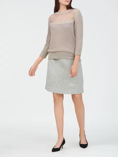 Светр Agnona сірий