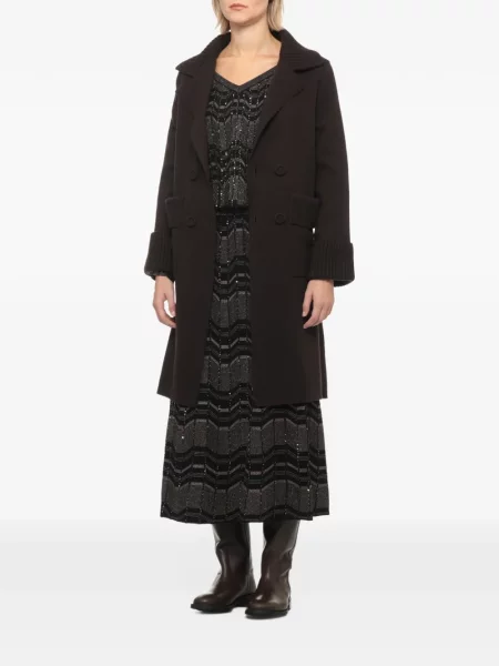 Sweter D.exterior z cekinami brązowy