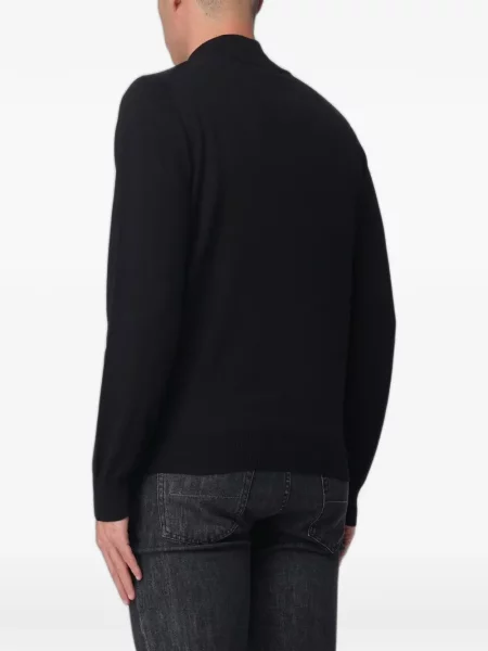 Pulover Xc din lână merinos negru