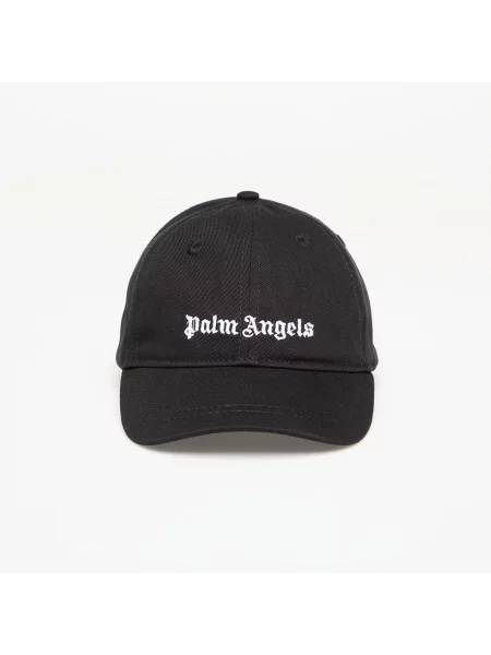 Haftowana czapka z daszkiem Palm Angels czarna