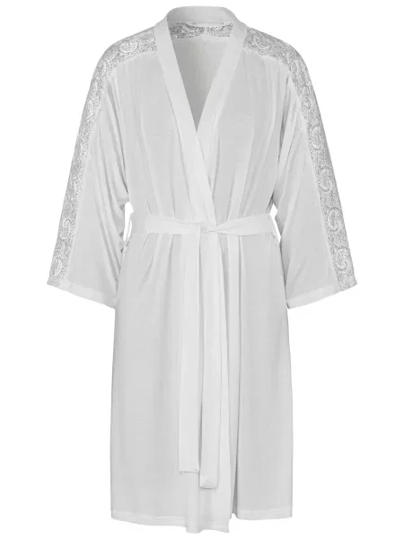 LASCANA Halat pentru dimineață alb