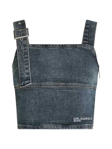 KARL LAGERFELD JEANS Top închis albastru