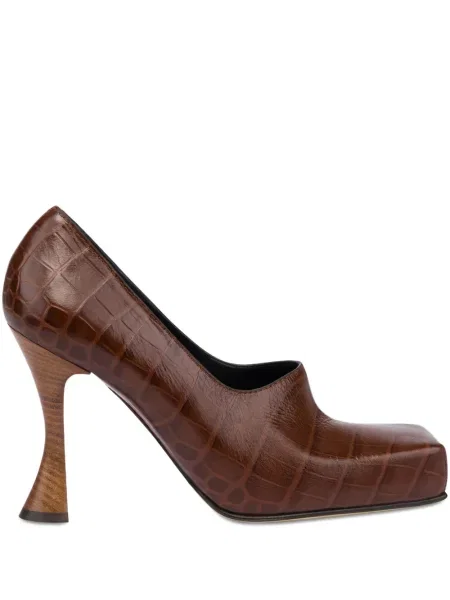 Pantofi cu toc Moschino maro