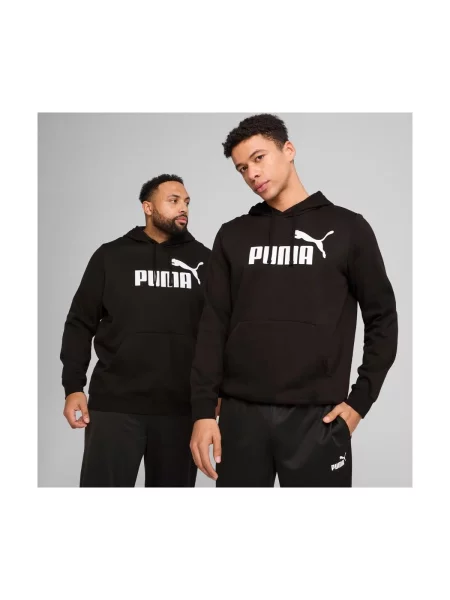 Majica s kapuljačom Puma s autogramom crna