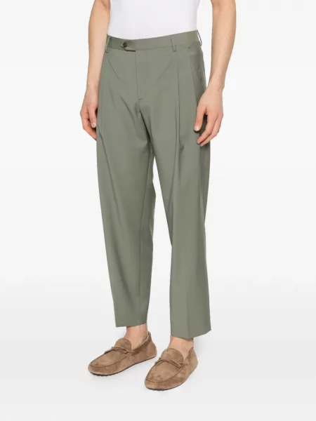 Pantaloni Briglia 1949 plisate verde
