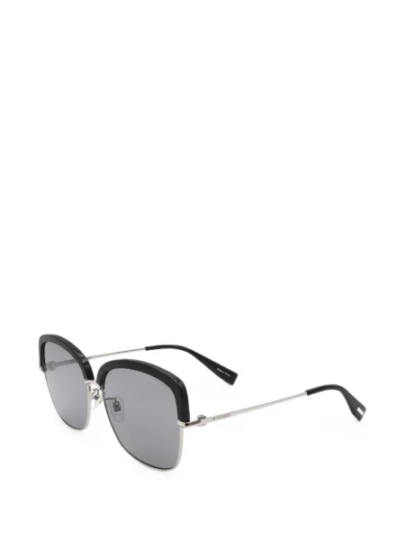 Ochelari de soare Trussardi cu imprimeu geometric negru