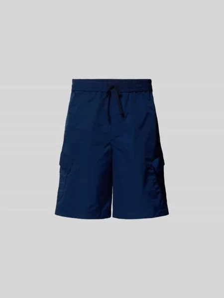 Szorty w kroju regular fit z cargo Kenzo granatowe