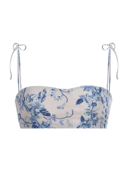 Wielobarwność bikini Agua By Agua Bendita w kwiatki czerwony