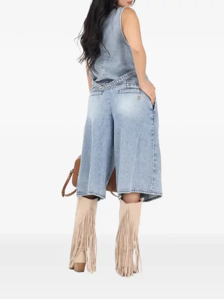 Дънкови шорти Armani Exchange синьо