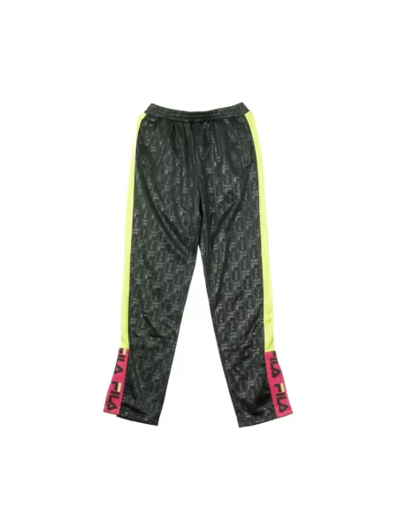 Joggery Fila z paskiem czarne