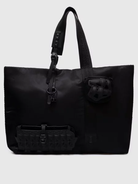 Сумка-тоут OBJECT з фактурними елементами Innerraum чорна