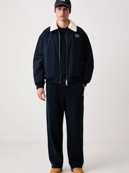 Tommy Jeans Geacă | Relaxed fit | shearling