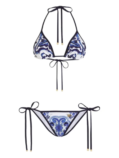 Bikini Dolce & Gabbana cu imagine alb