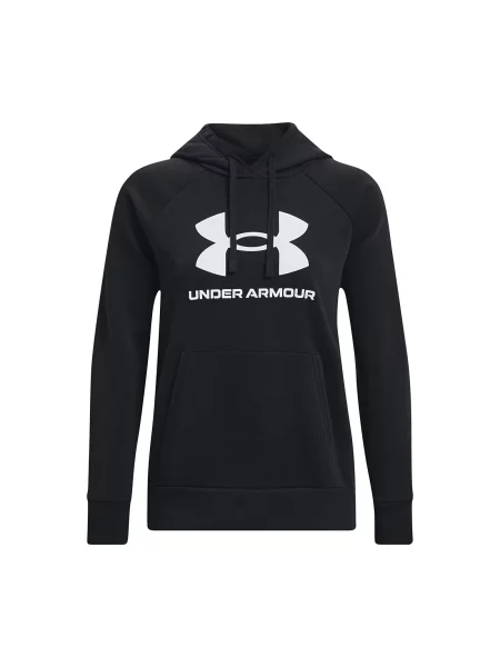 Bluza Under Armour Rival Fleece Big Logo Hoody black/white czarna