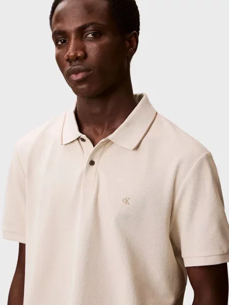 Поло Calvin Klein бежевое