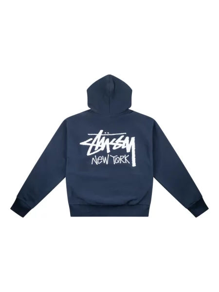 Hanorac cu glugă Stüssy albastru