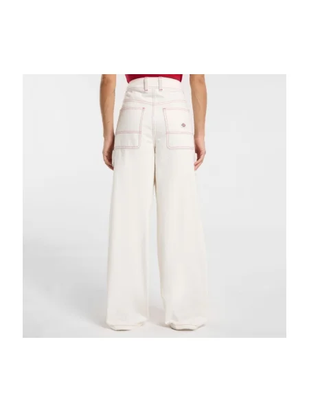 Denim ruha Dickies fehér