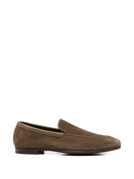 Chiloți John Lobb din piele de căprioară slip-on maro