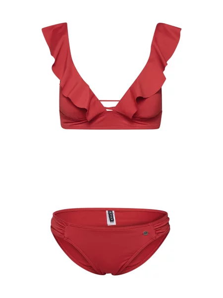 JETTE Costum de baie două piese roșu