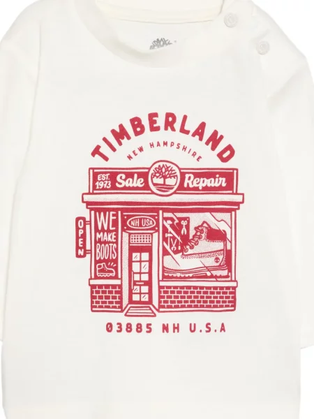 Koszulka dziecięca Timberland biała