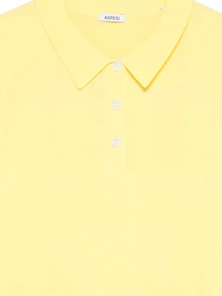 Polo Aspesi scurt galben