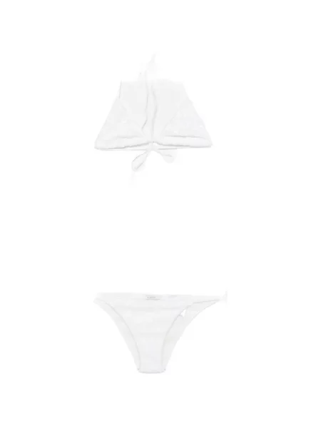 Bikini Oseree cu paiete alb